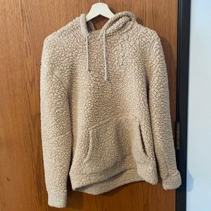 Wool/cotton hoodie